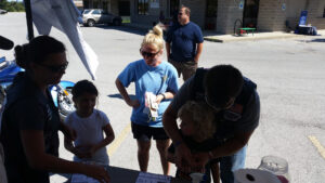 Finger Print event. Keeping the children safe.